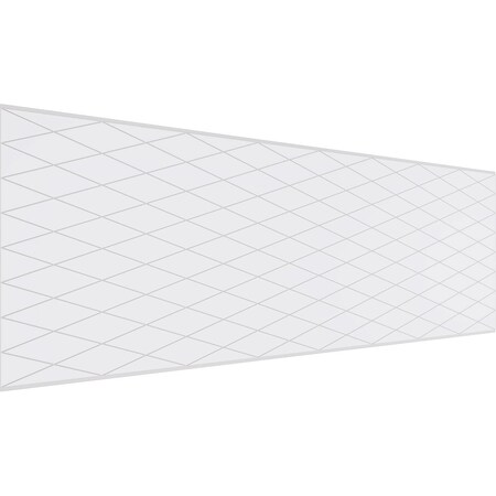 Ekena Millwork Set of Four Panels for 94 1/2"W x 32 1/4"H Linked Diamond Fretwork Wainscot Wall Paneling WPKP16X01X47LDM